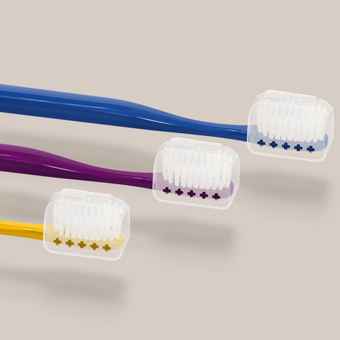 Kundal Antibacterial Dual Ultra-Fine Bristle Toothbrush 16-Count (1+1)