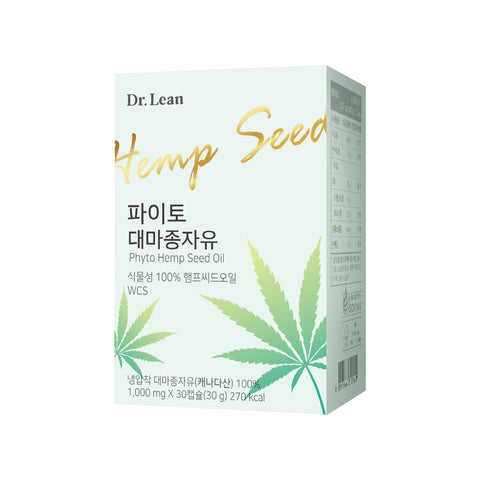 Dr. Lean Phyto Hemp Seed Oil 30 Capsules x 6 (6-Month Supply)