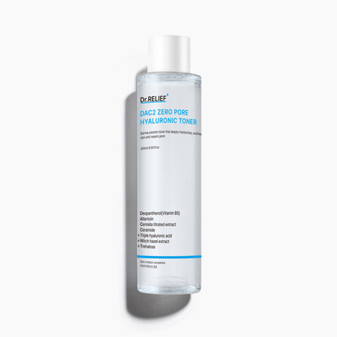Dr.Relief Zero Pore Hyaluronic Acid Toner 200ml x 2