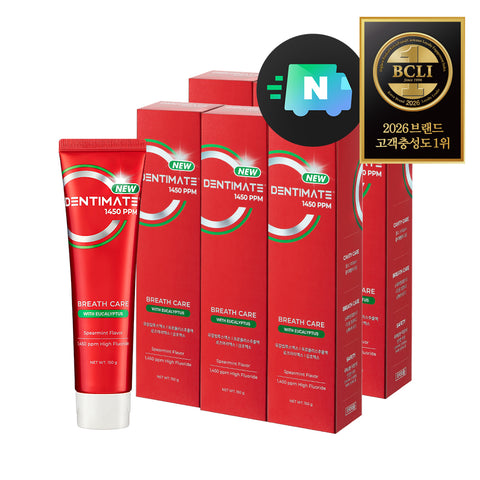 Clio Dentimate New 1450 High-Fluoride Toothpaste 150g - 3+3 Pack