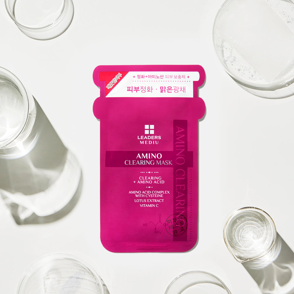 Leaders Mediu Amino Clearing Mask Pack 25ml (10 sheets)