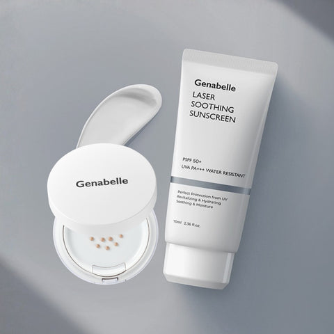 Genabelle Moist Soothing Laser Mixed Sunscreen 70ml + 15g (2 Pack)