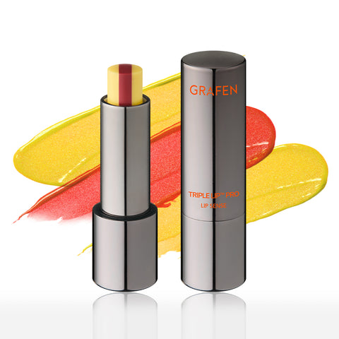 Grafen TripleFlip Pro Lip Sense 3.9g - Coral / Natural / Nourishing Care (Men's Lip Balm)