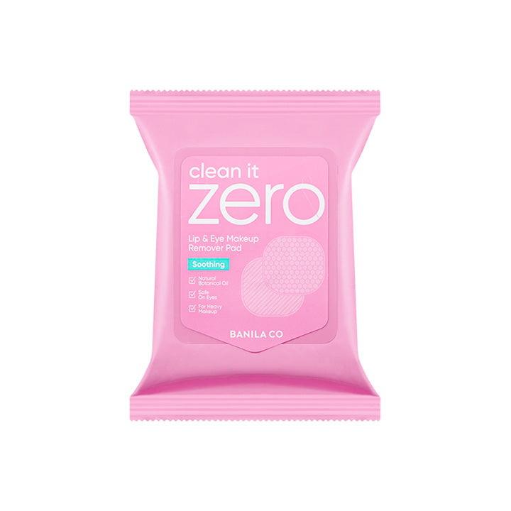Banila Co Clean It Zero Soothing Lip & Eye Remover Pads 60g (30 sheets)