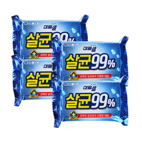 Clio Marcel 99% Sterilizing Laundry Soap 230g 4 bars x 2 sets