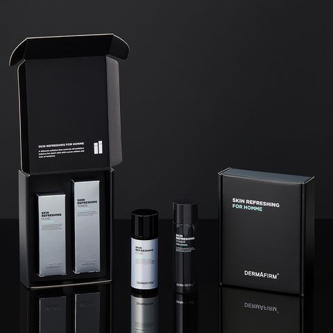 Dermafirm Skin Refreshing Homme 2-Piece Set (Toner 150ml + Fluid 120ml)