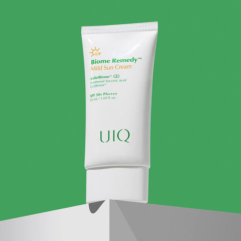 UIQ Biome Remedy Mild Sun Cream Gift Set (50ml x 3 + Mini Moisture Sun Cream) [With Shopping Bag]