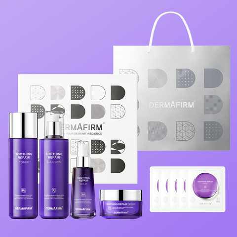 Dermafirm Repair R4 Line 4-Piece Gift Set (Toner + Ampoule + Emulsion + Cream)