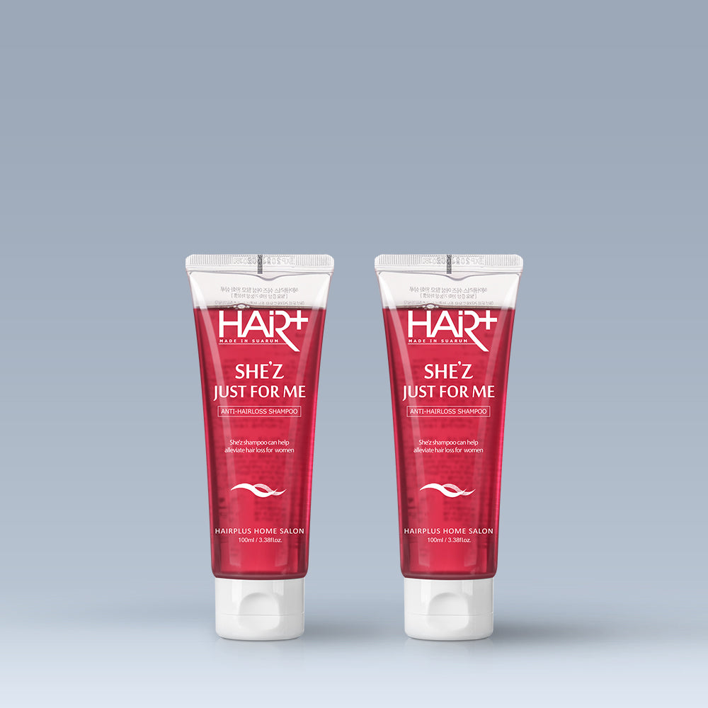 HairPlus She's Women's Hair Loss Shampoo 100ml (2 Pack)