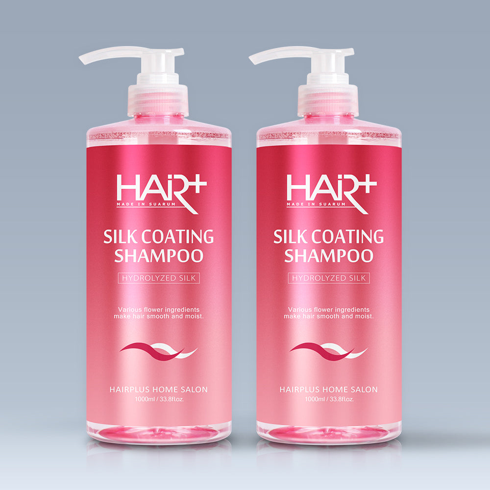 HairPlus Silk Coating Shampoo 1000ml (2 Pack)