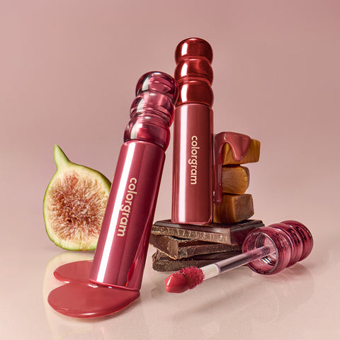 Colorgram Tanghulu Tangle Tint Deep Glaze 3.5g + Cover Tint or Nudy Blur Tint 2-Piece Set