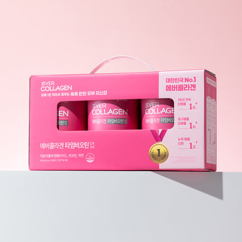 Newtree Ever Collagen Time BiotinUp 3-Month Supply + 10-Day (GPH Low-Molecular Tri-Peptide)