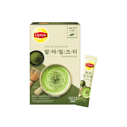 Lipton Milk Tea Matcha 19g x10 (3 Pack)