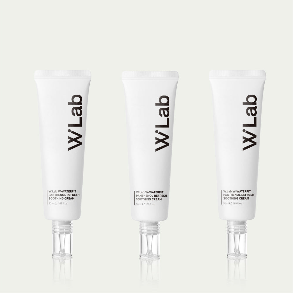 W.Lab W Water-Fit Panthenol Refresh Soothing Cream 50ml (3 Pack)