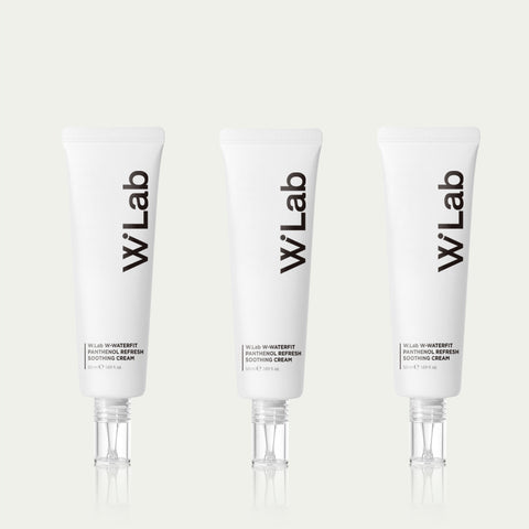 W.Lab W Water-Fit Panthenol Refresh Soothing Cream 50ml (3 Pack)