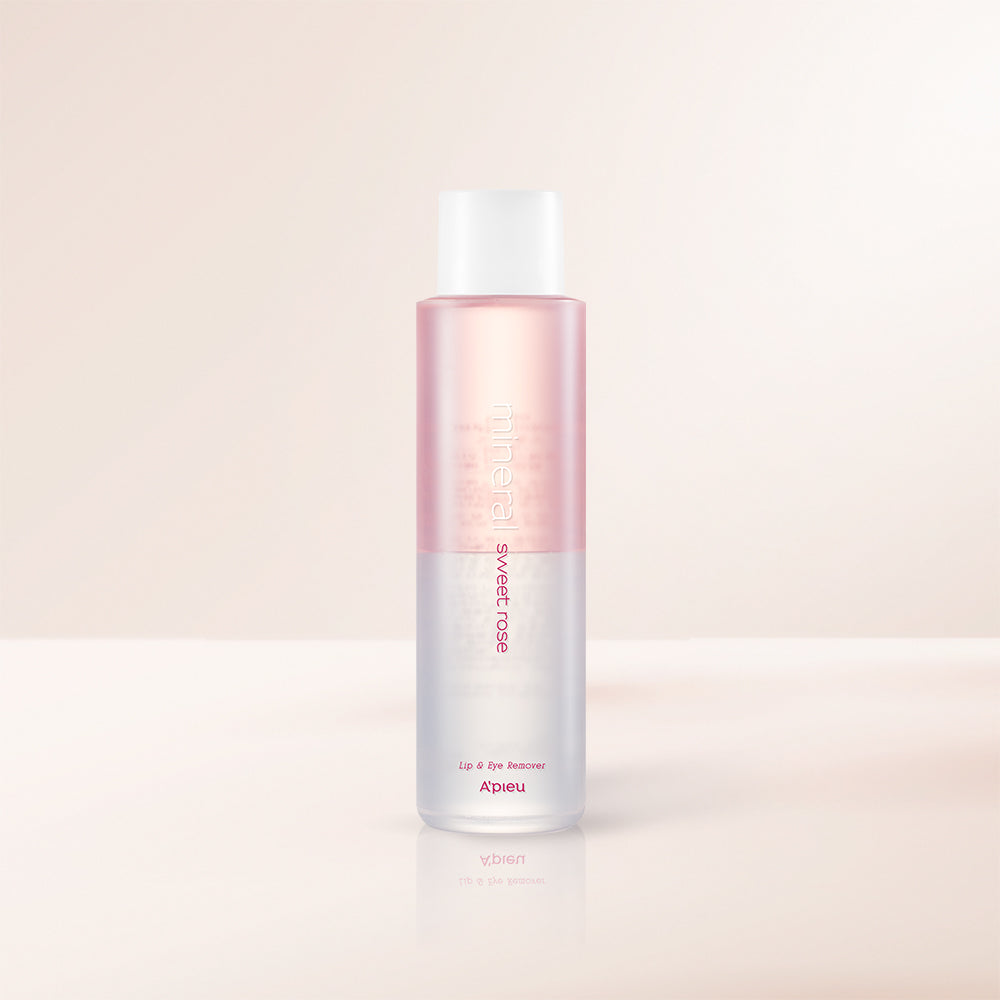 A'PIEU Mineral Lip & Eye Remover (Sweet Rose) 250ml