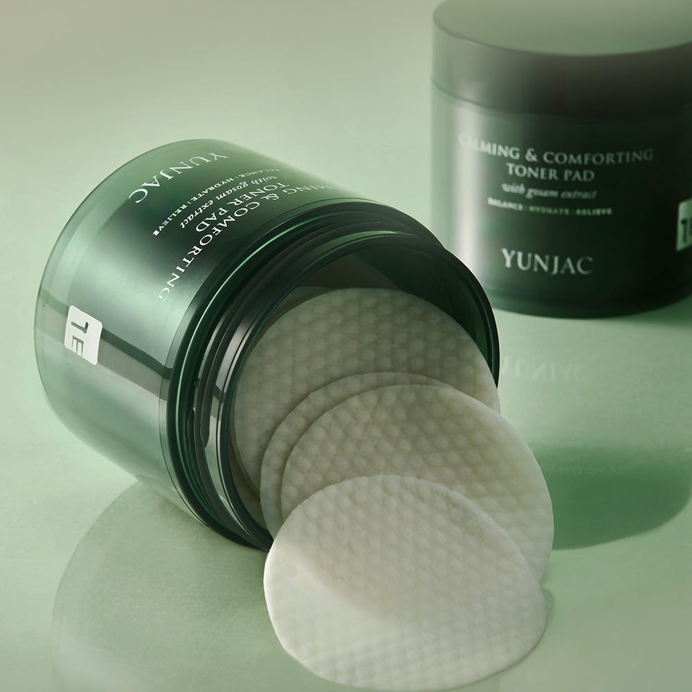 YUNJAC Calming & Comforting Toner Pads (50 pads)