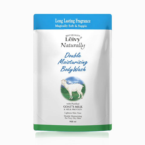 Leivy Goat Milk Body Wash Refill 900ml (2 Pack)