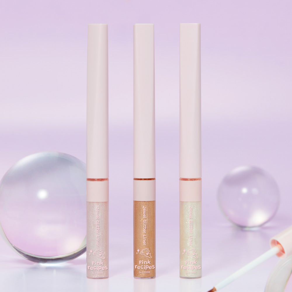 ETUDE Pink Recipe By Visual Glitter Liner