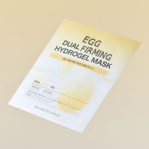 Too Cool For School Egg Dual Firming Hydrogel Mask 43g 2P