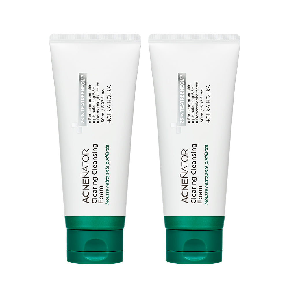 Holika Holika Acne-Care Clearing Cleansing Foam 150ml (2 pack)