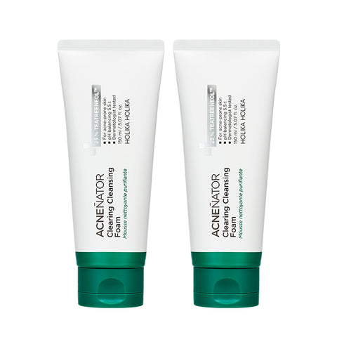Holika Holika Acne-Care Clearing Cleansing Foam 150ml (2 pack)