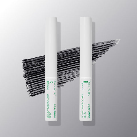 innisfree Skinny Kkomkkom Cara Zero Mascara No.1 Black 3.5 g (2 Pack)