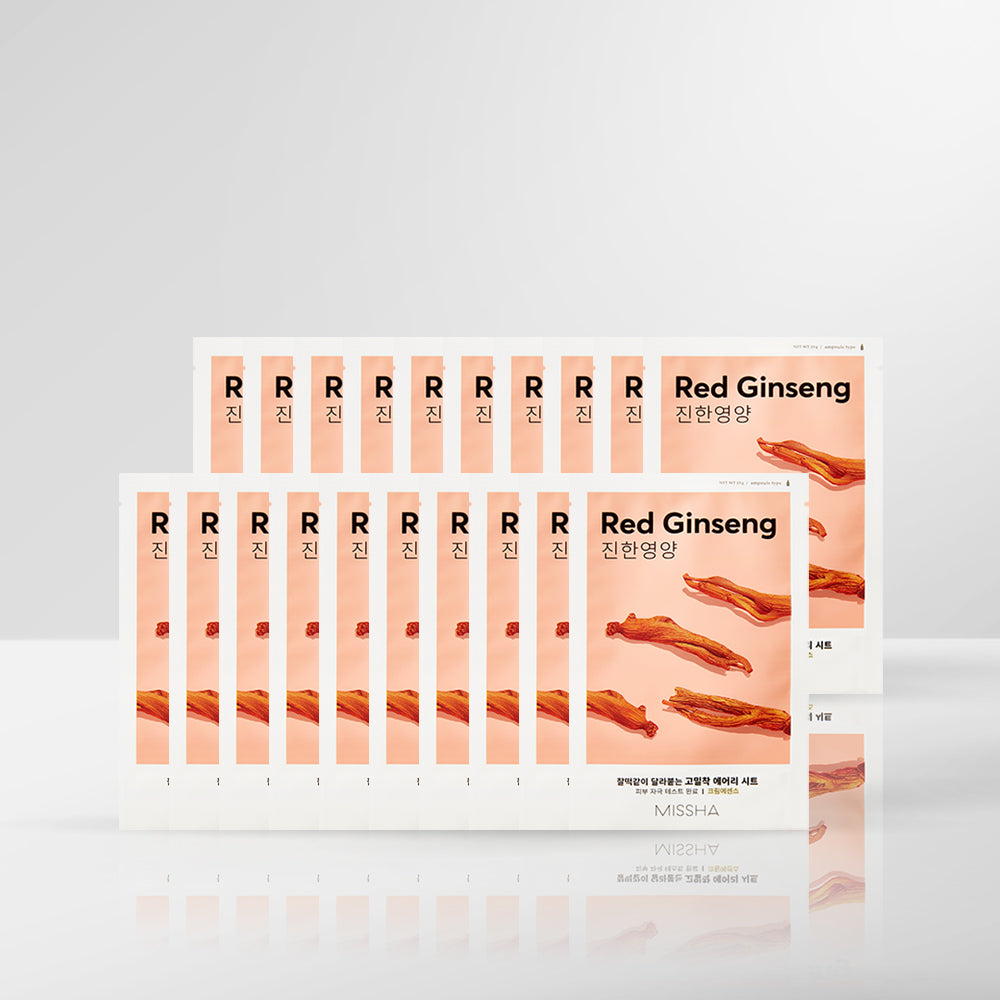 MISSHA Airy Fit Sheet Mask (Red Ginseng) 20P