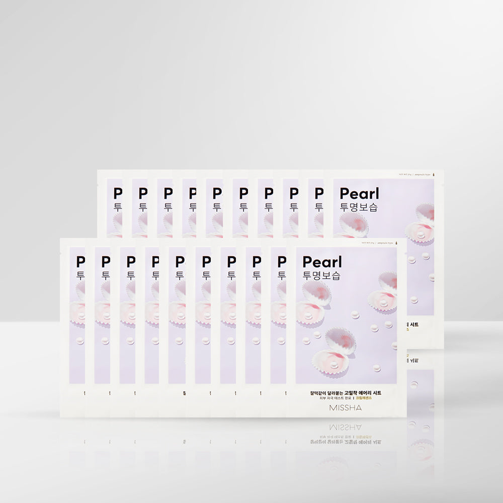MISSHA Airy Adhering Sheet Mask (Pearl) 20P