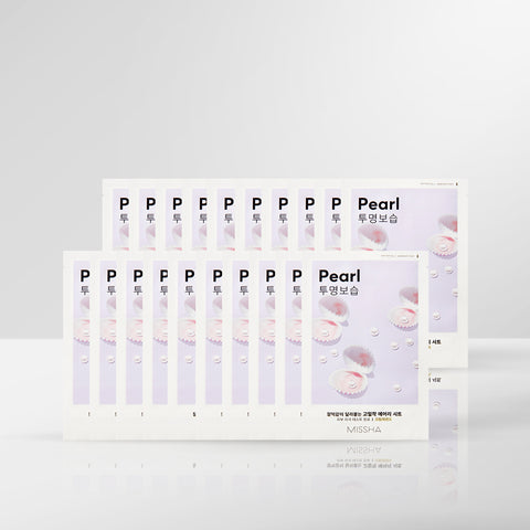 MISSHA Airy Adhering Sheet Mask (Pearl) 20P