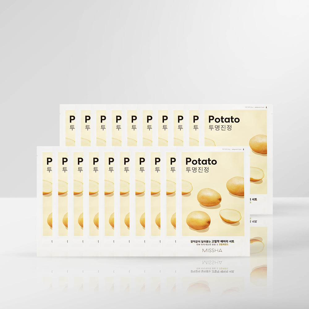 MISSHA Airy Adhering Sheet Mask (Potato) 20P