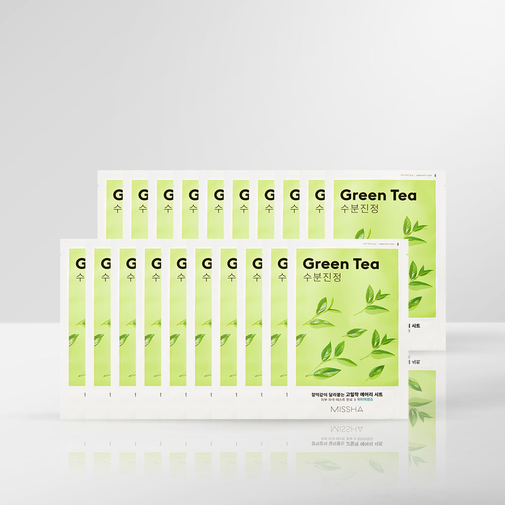 MISSHA Airy Fit Sheet Mask (Green Tea) 20P