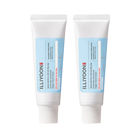 ILLIYOON Ceramide Unscented Hand Cream 50ml (2 Pack)