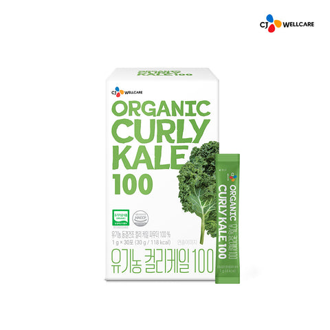 CJ Wellcare Organic Curly Kale 100 (1g per stick, 30 sticks)