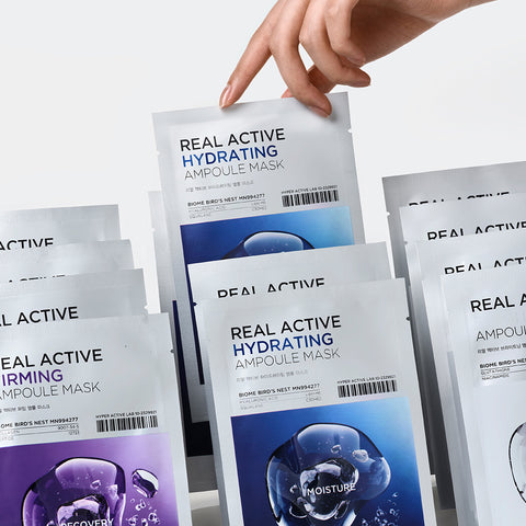 SNP Real Active Ampoule Mask Pack 15 sheets