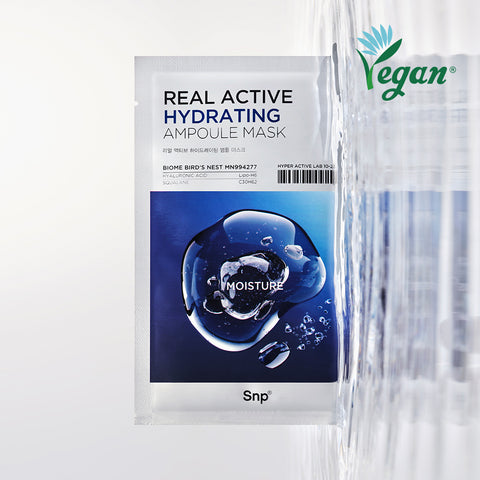 SNP Real Active Hydrating Ampoule Mask Pack 10 sheets