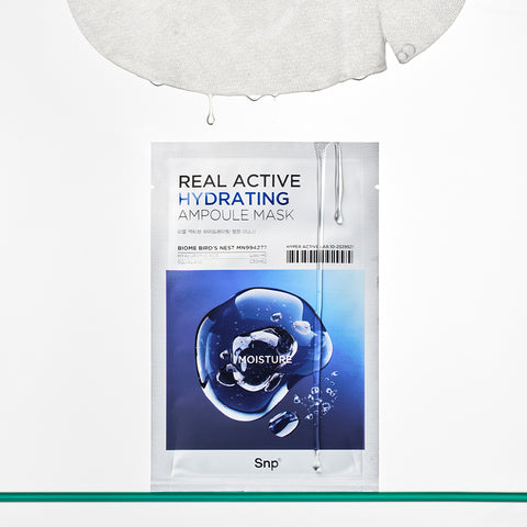 SNP Real Active Hydrating Ampoule Mask Pack 10 sheets