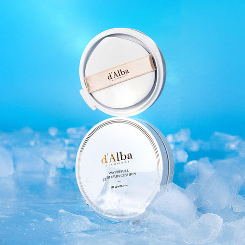 d'Alba Waterfull Fresh Sun Cushion 25g + Refill Set