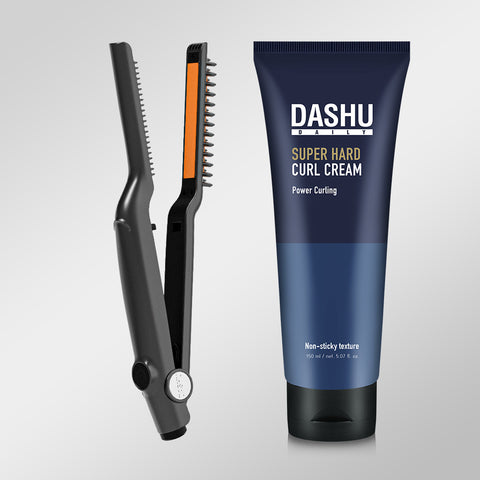 Dashu Daily Easy Slim Styler + Daily Volume Up Curl Cream 150ml