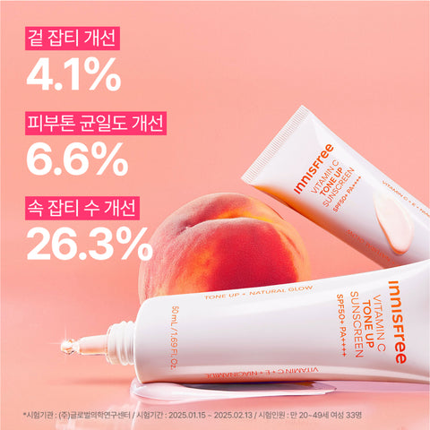 Innisfree Vitamin C Tone-up Sunscreen 50ml (2 Pack)