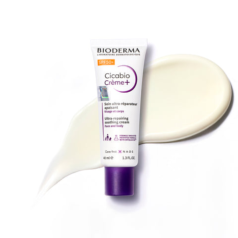 Bioderma Cicabio Cream+ SPF50+ 40ml (Triple Deep Repair Sun Cream)