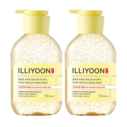 ILLIYOON Fresh Moisture Body Wash 500ml (2 Pack)