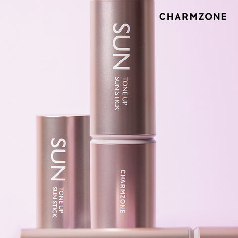Charmzone Tone-Up Sun Stick SPF50+ Non-Sticky Stick Sunscreen 12g (5 Pack)