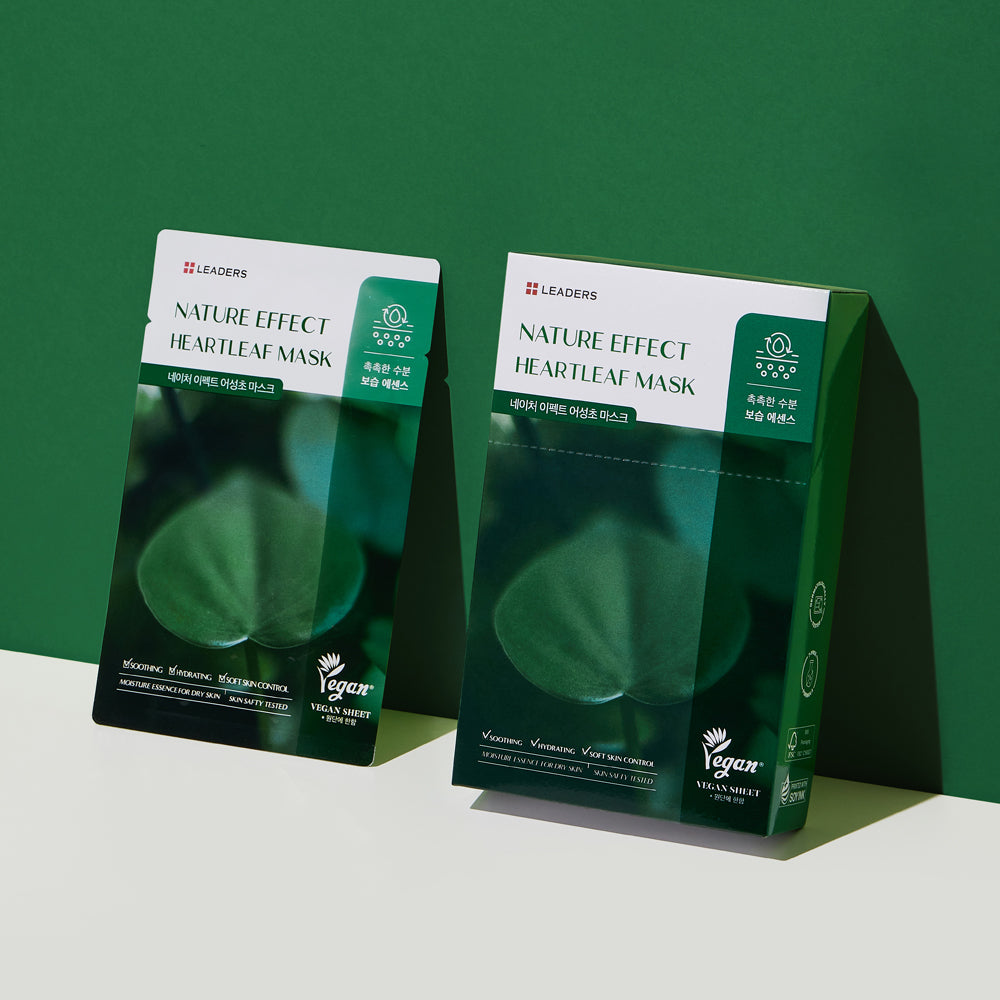 Leaders Nature Effect Houttuynia Cordata Mask 21 ml (10 sheets)