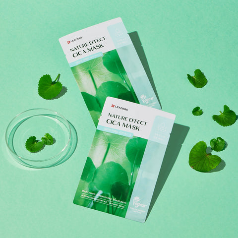 Leaders Nature Effect Cica Mask 21ml (10 sheets)