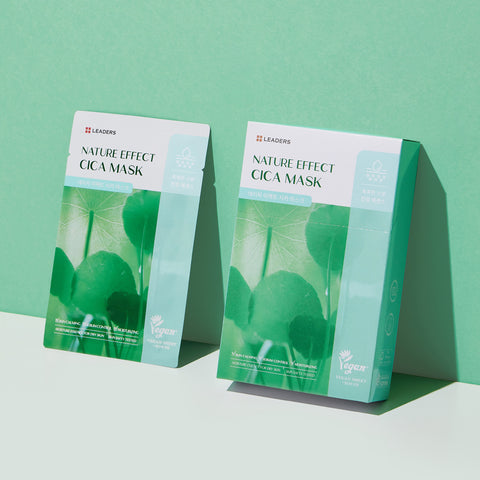 Leaders Nature Effect Cica Mask 21ml (10 sheets)