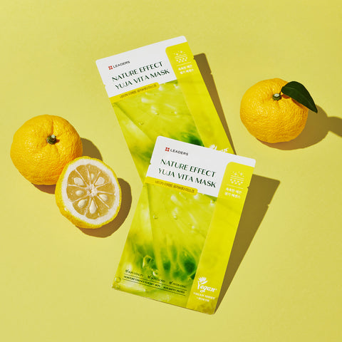 Leaders Nature Effect Yuzu Vita Mask 21 ml (10 sheets)