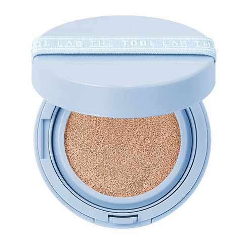 The Tool Lab Stamp Skin-Fit Cushion Airy 11g Cushion & Brush Set (Refill sold separately) SPF40++