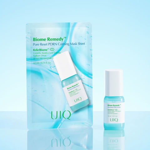 UIQ Biome Remedy Pore Reset PDRN Calming Mask Sheet - 20 sheets (5 sheets x 4 boxes)