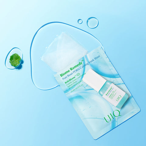 UIQ Biome Remedy Pore Reset PDRN Calming Mask Sheet - 20 sheets (5 sheets x 4 boxes)
